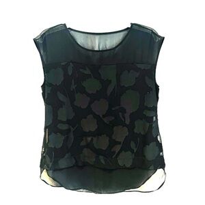 2/$30 Ann Taylor - Floral Sleeveless Blouse Size Small